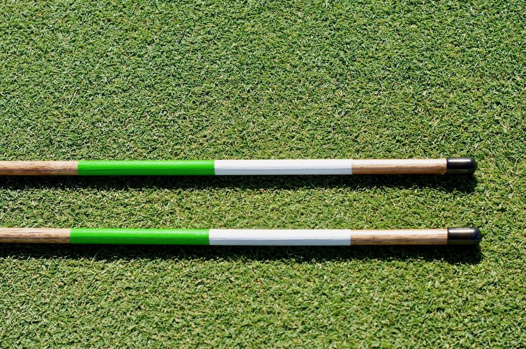 wood golf alignment stick